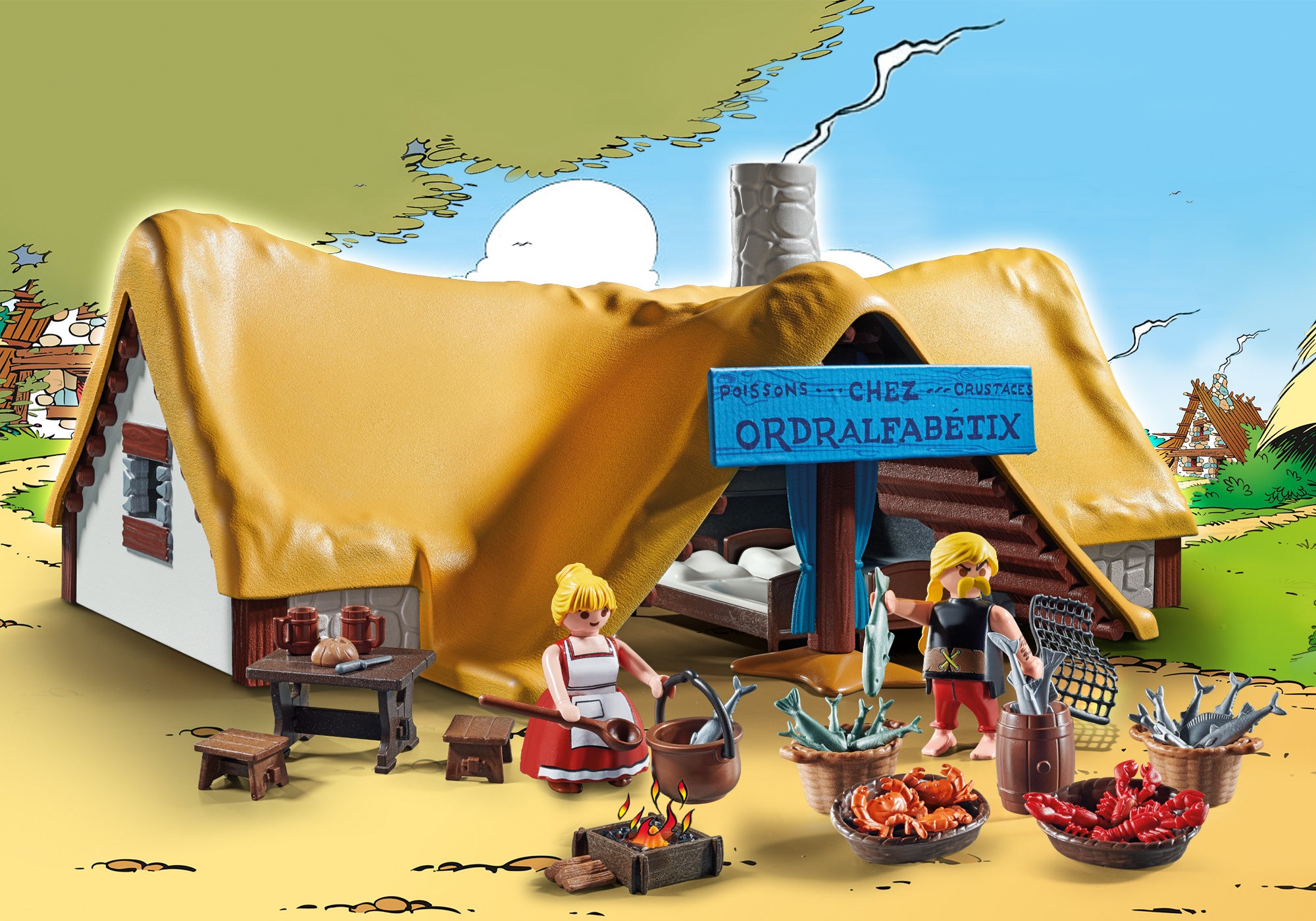 Astérix Playmobil 70931 The Village Banquet — Joguines i bicis Gaspar