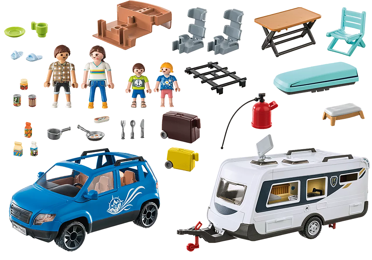 Playmobil 1.2.3 - Ma maternelle portable - 70399 - 15 Parties