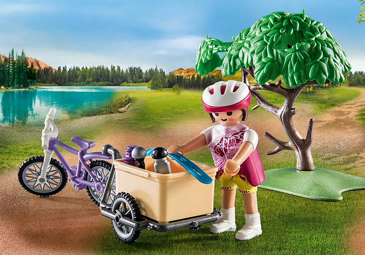 PLAYMOBIL Family Fun Merchant Of Ice And Scooter 9426