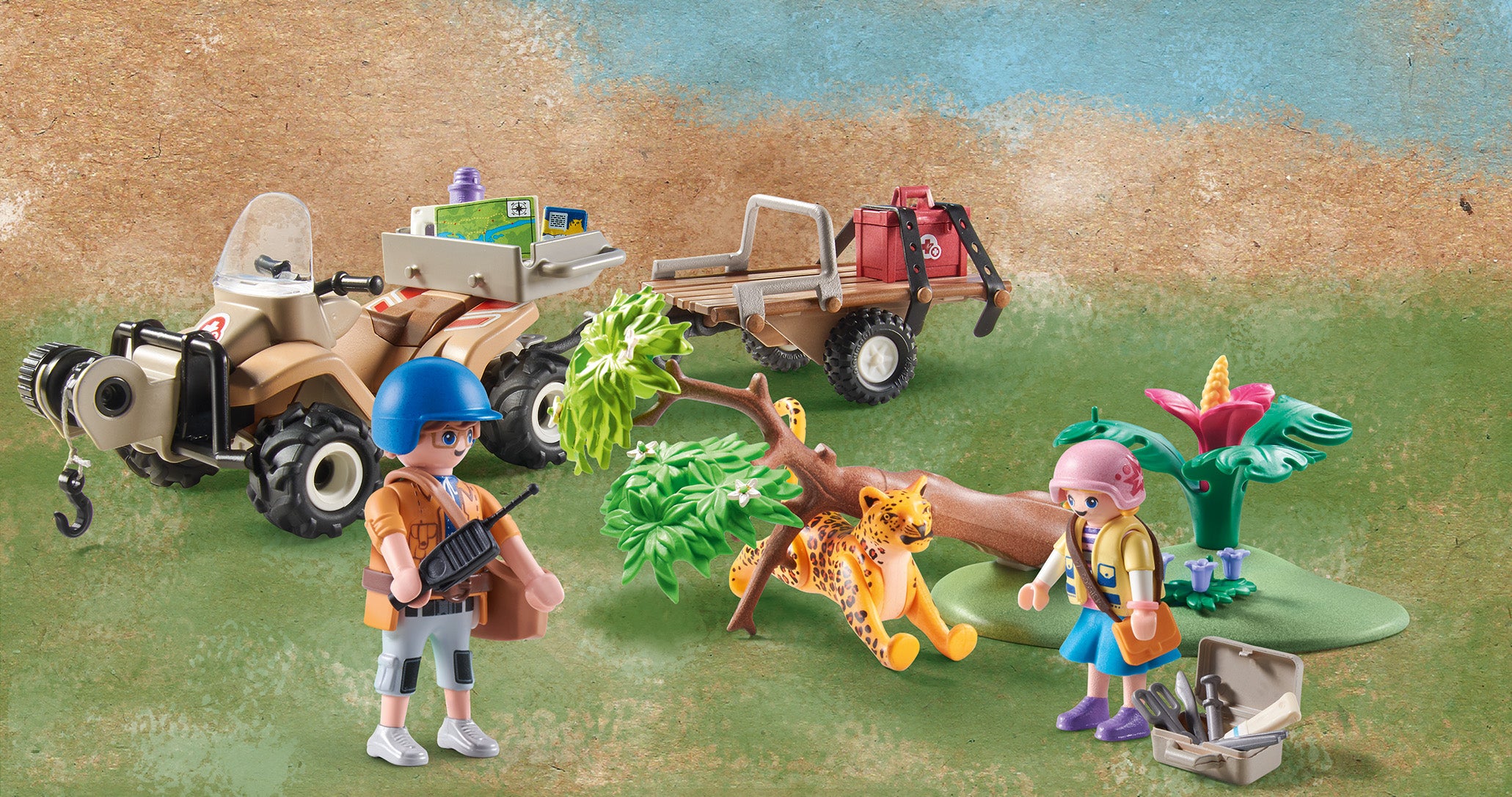 PLAYMOBIL Wiltopia 71403 Excursion to the Animals of America, Sustainable  Toys, from 4 years